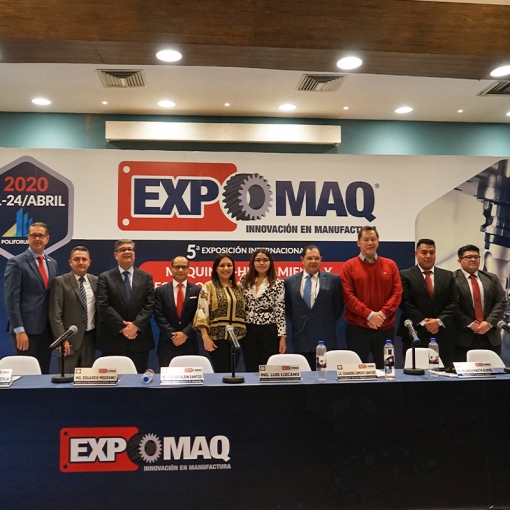 Presentan 5ª Edición EXPOMAQ 2020 a realizarse en León, Guanajuato