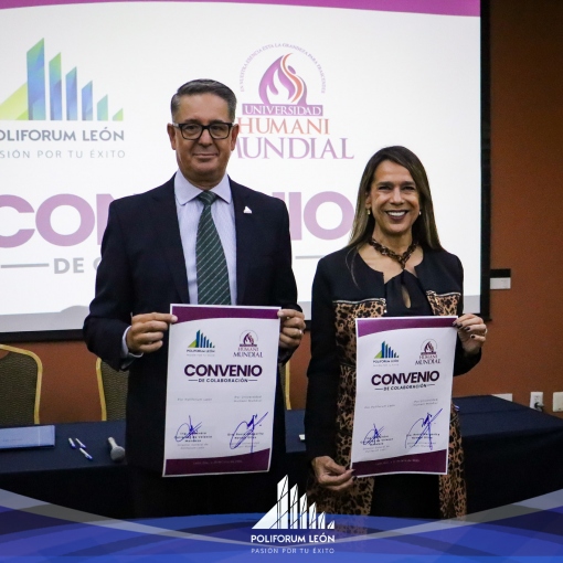 Poliforum León y Humani Mundial suman esfuerzos para fomentar la formación profesional de jóvenes universitarios